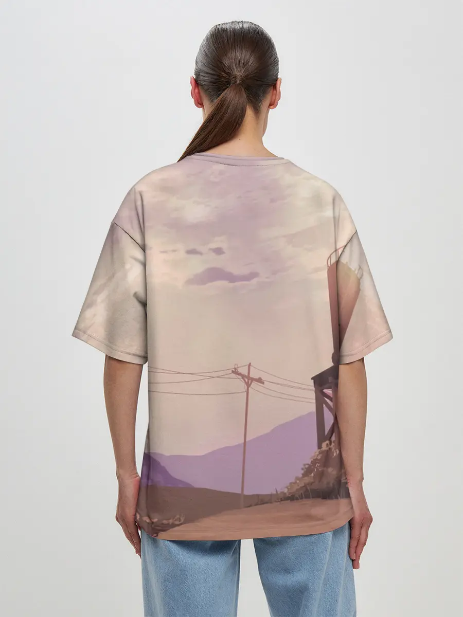 Женская футболка оверсайз / Grand Theft Auto 5 персонажи