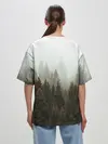 Женская футболка оверсайз / Деревья
