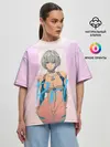 Женская футболка оверсайз / Rei Ayanami