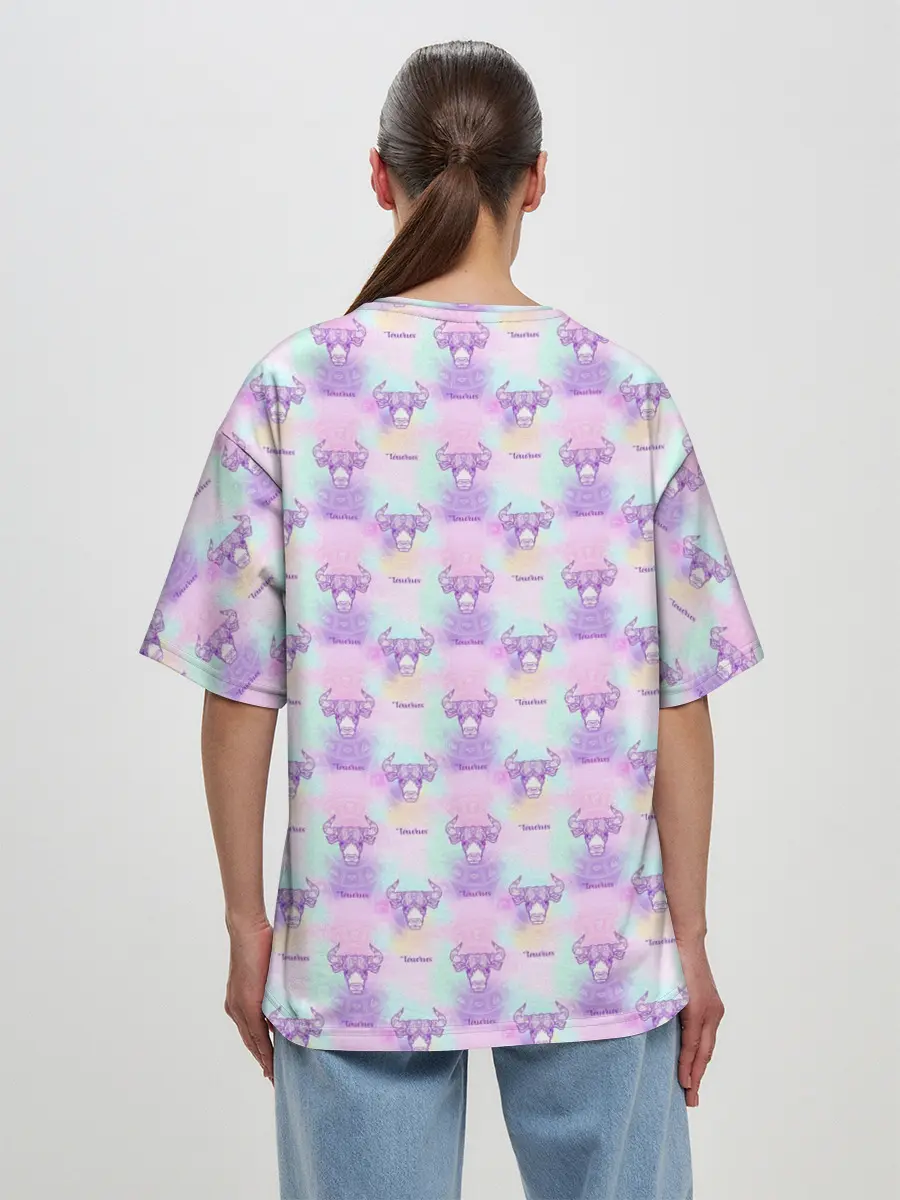 Женская футболка оверсайз / Телец