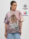 Женская футболка оверсайз / Grand Theft Auto V девушка