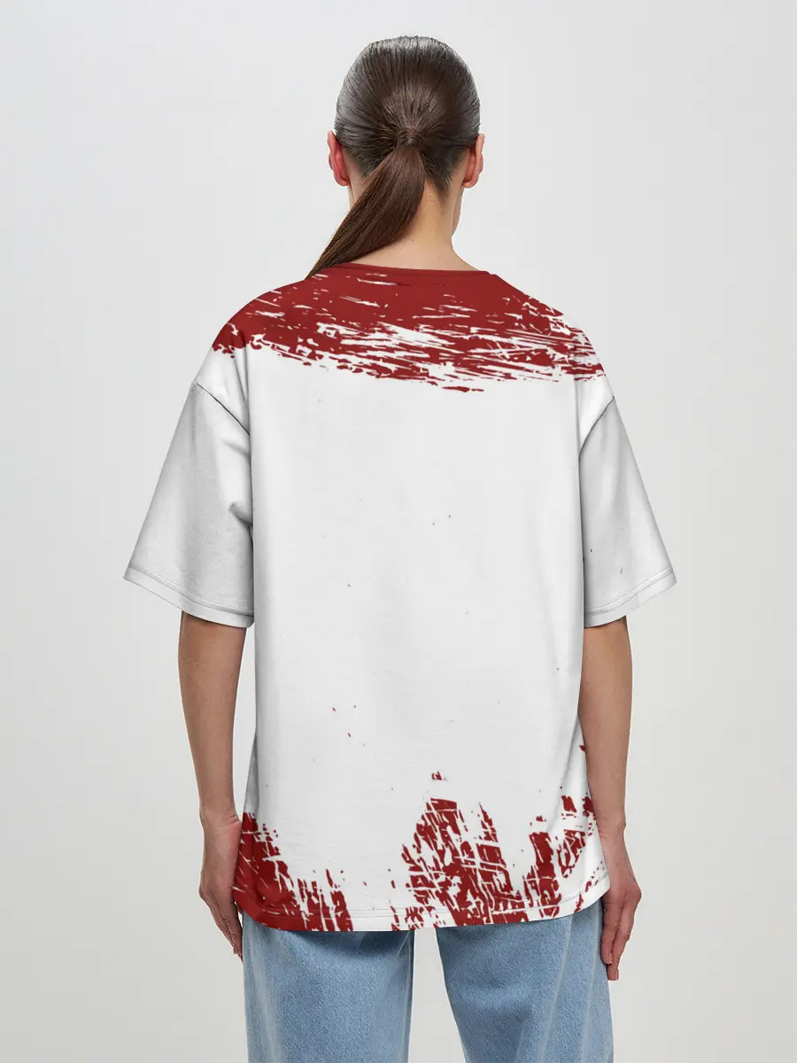 Женская футболка оверсайз / Тревор vs Майкл | GTA 5