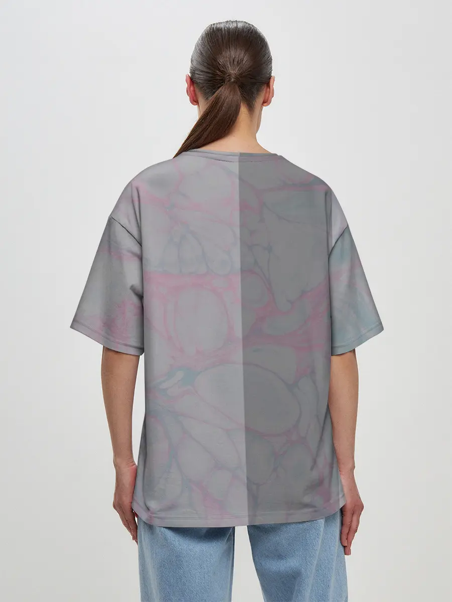 Женская футболка оверсайз / Tinder | Богат Молод Не женат