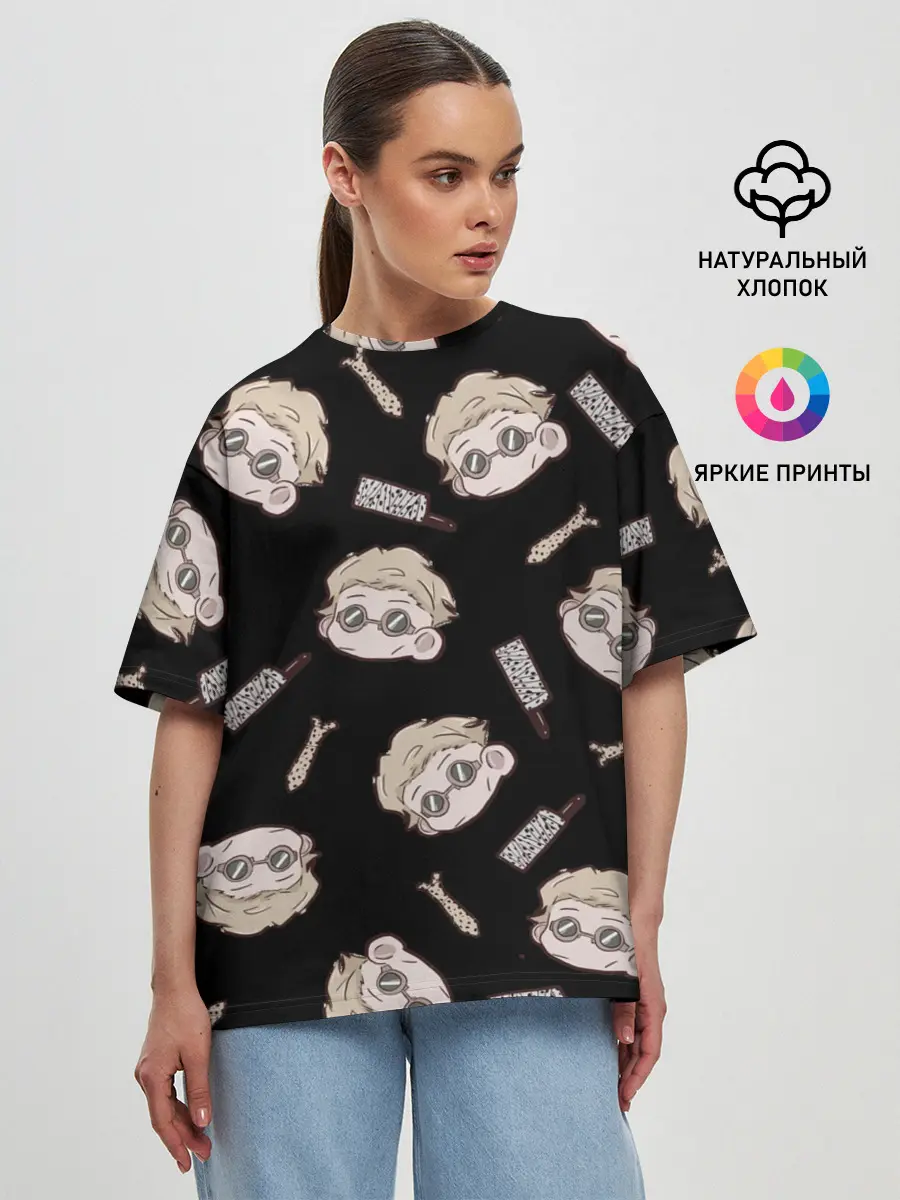 Женская футболка оверсайз / Нанами Кенто Магическая битва