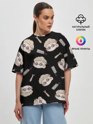 Женская футболка оверсайз / Нанами Кенто Магическая битва