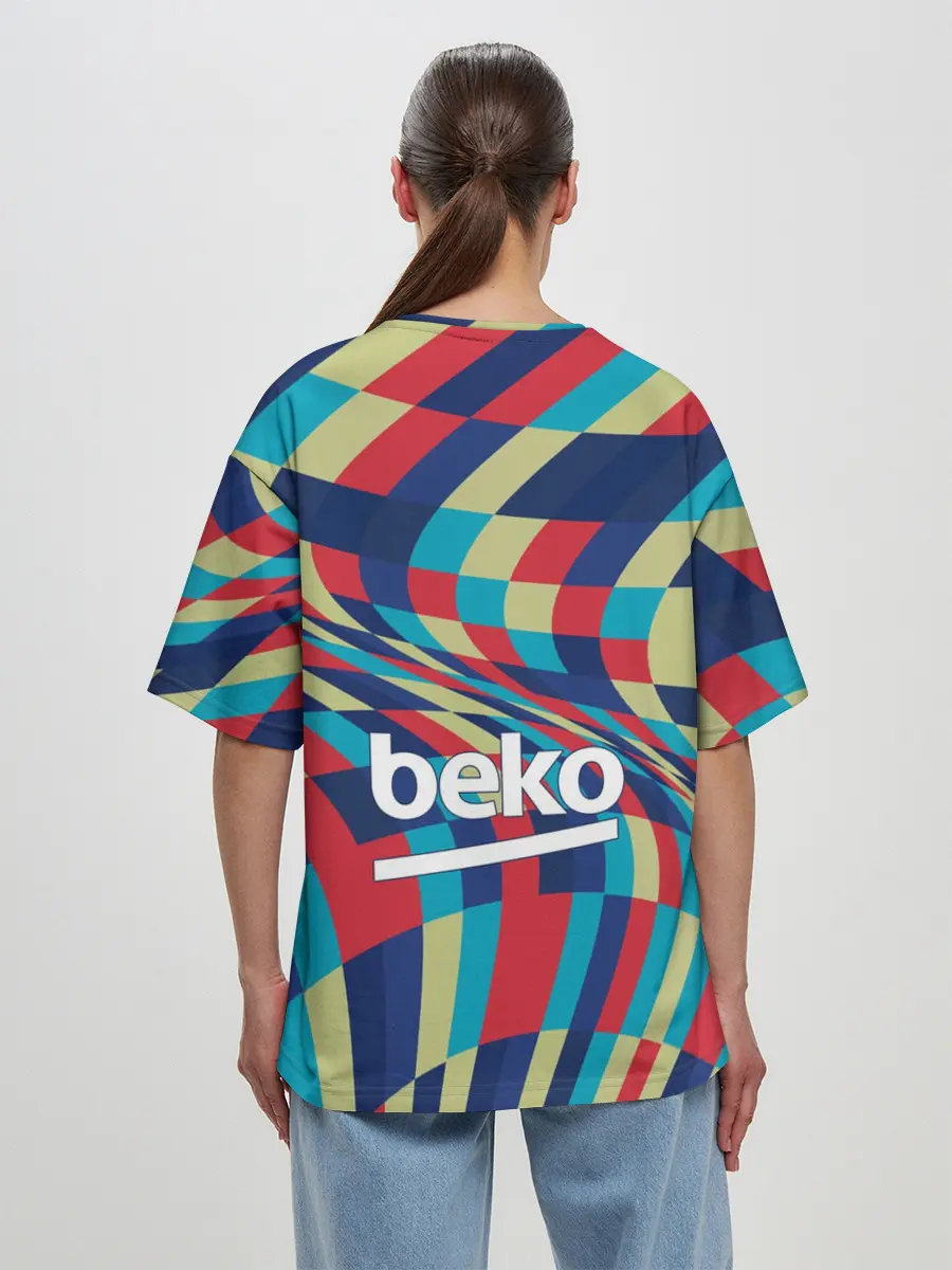 Женская футболка оверсайз / FC Barcelona | La Liga Pre-Match