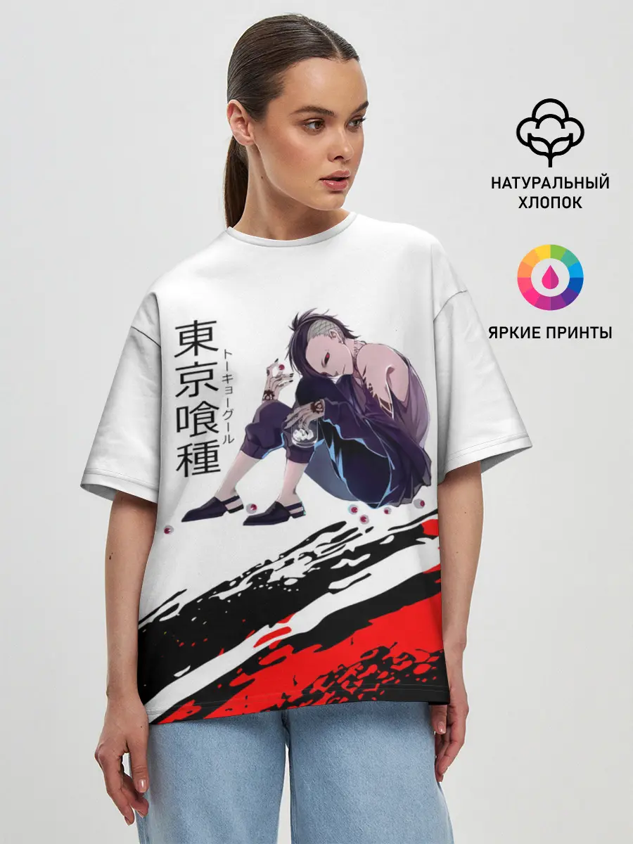 Женская футболка оверсайз / Ута