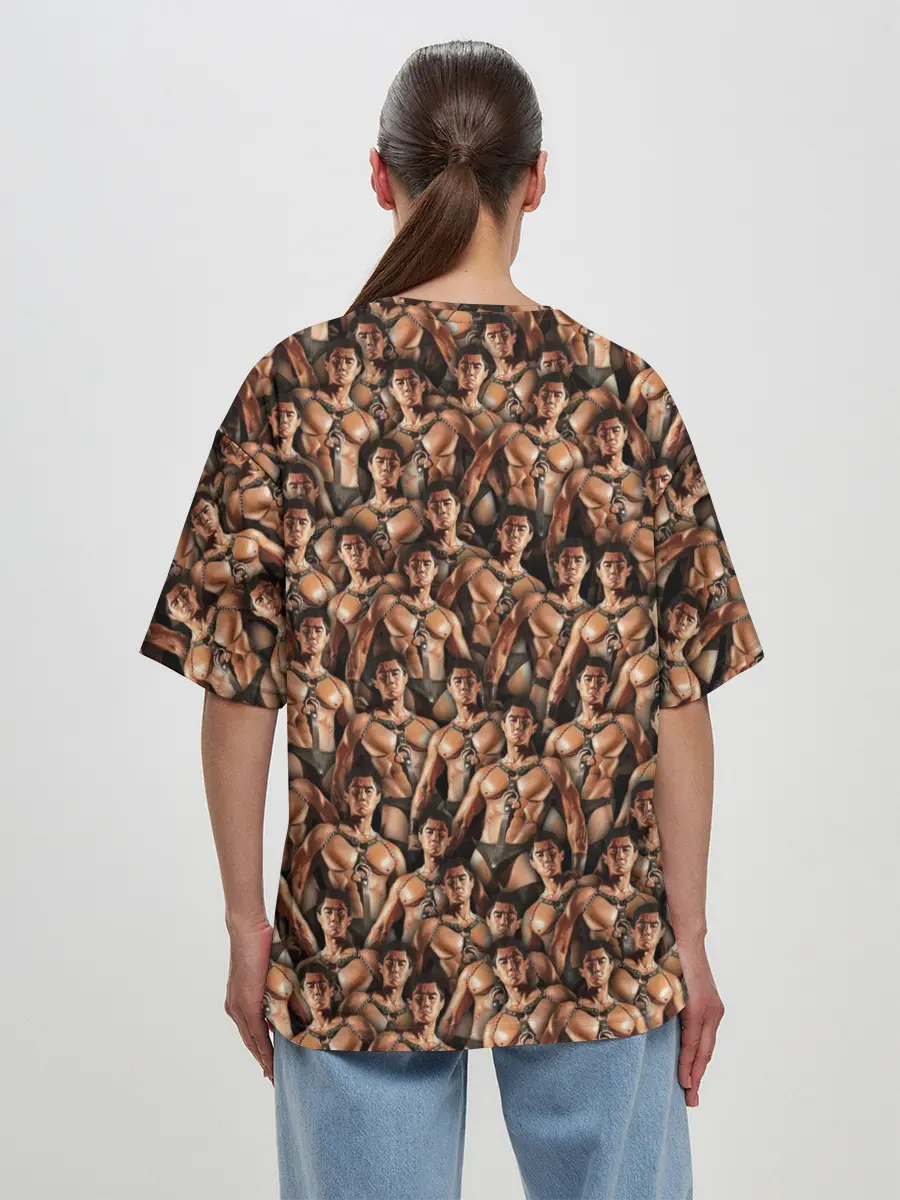 Женская футболка оверсайз / Gachimuchi | Van Darkholme