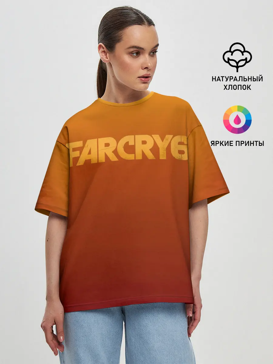 Женская футболка оверсайз / FarCry6