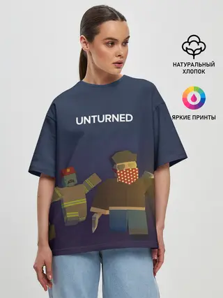 Женская футболка оверсайз / Unturned