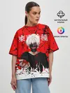 Женская футболка оверсайз / Kaneki Ken