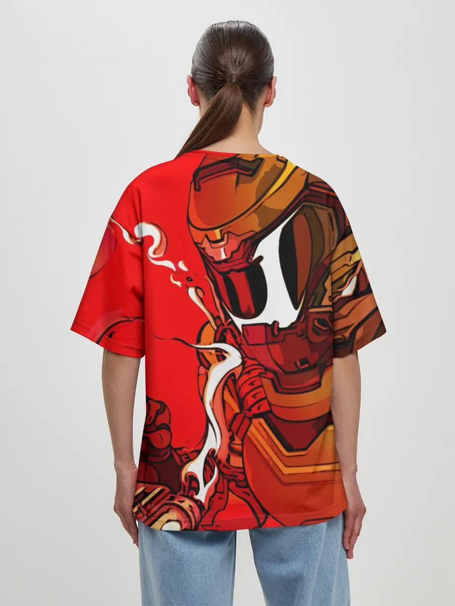 Женская футболка оверсайз / DOOM Eternal