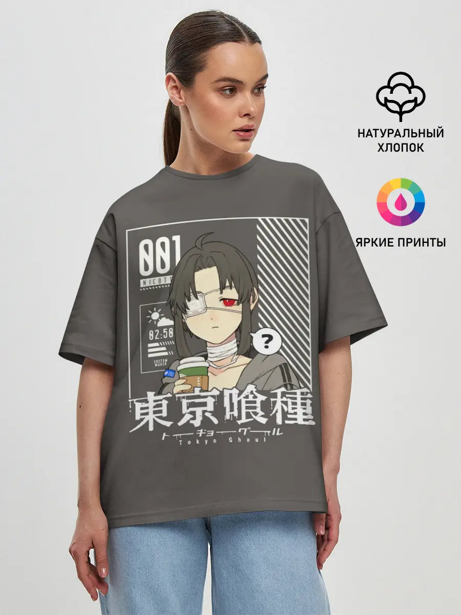 Женская футболка оверсайз / Another