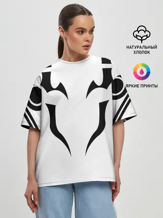 Женская футболка оверсайз / ИТАДОРИ ТАТУ JUJUTSU KAISEN