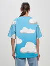 Женская футболка оверсайз / Небо