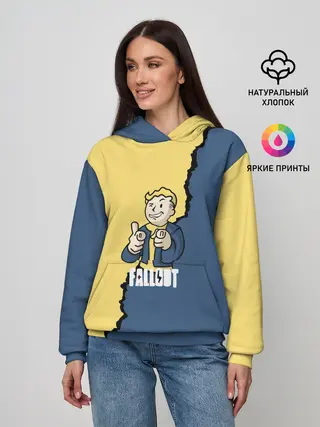 Женское худи / Fallout logo boy