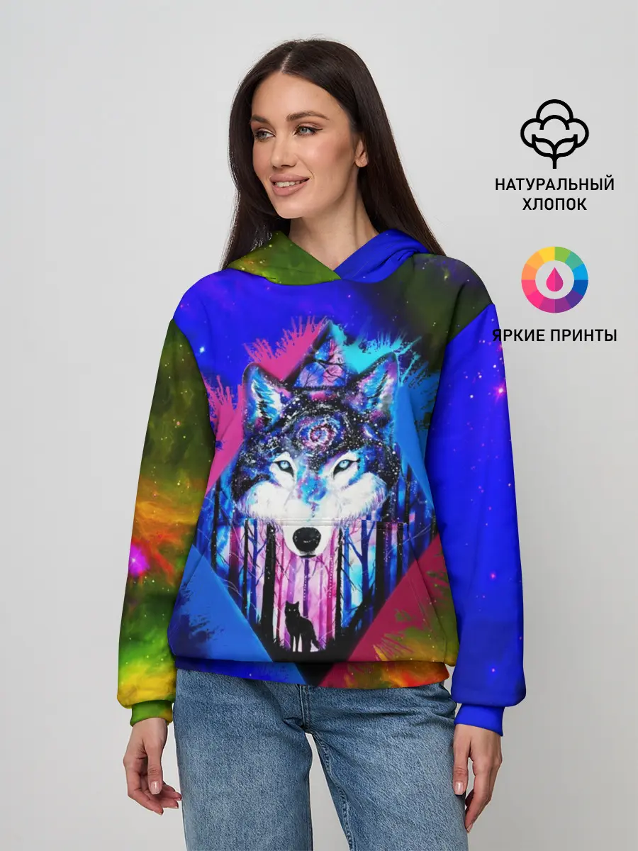 Женское худи / Cosmo Wolf