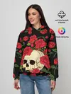 Женское худи / Skull | Roses