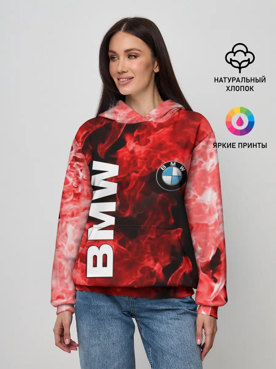 Женское худи / BMW FIRE
