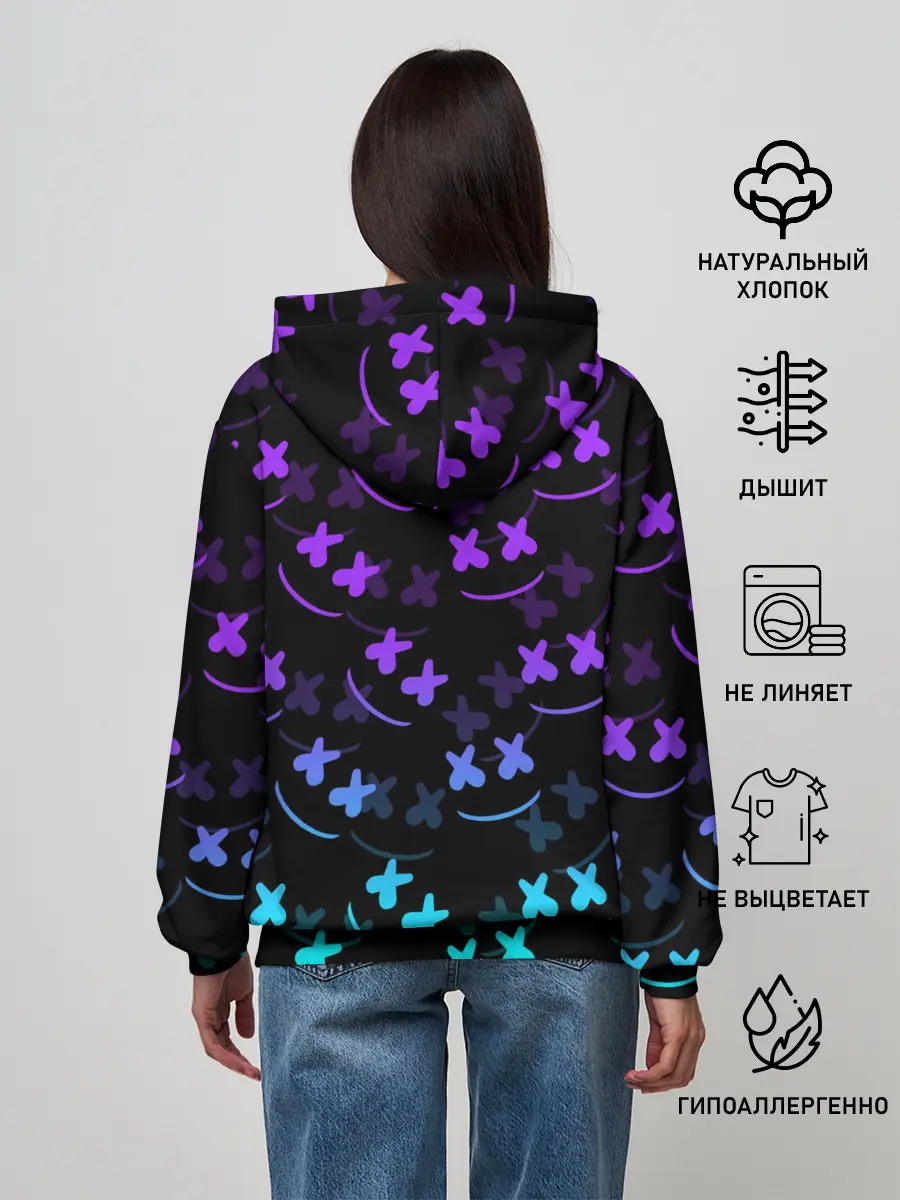 Женское худи / FORTNITE x MARSHMELLO | ФОРТНАЙТ