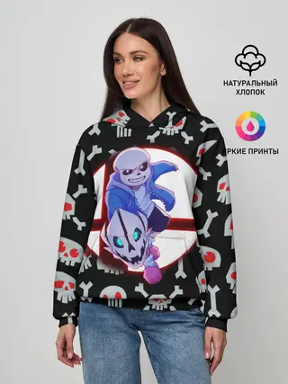 Женское худи / Sans | Неон