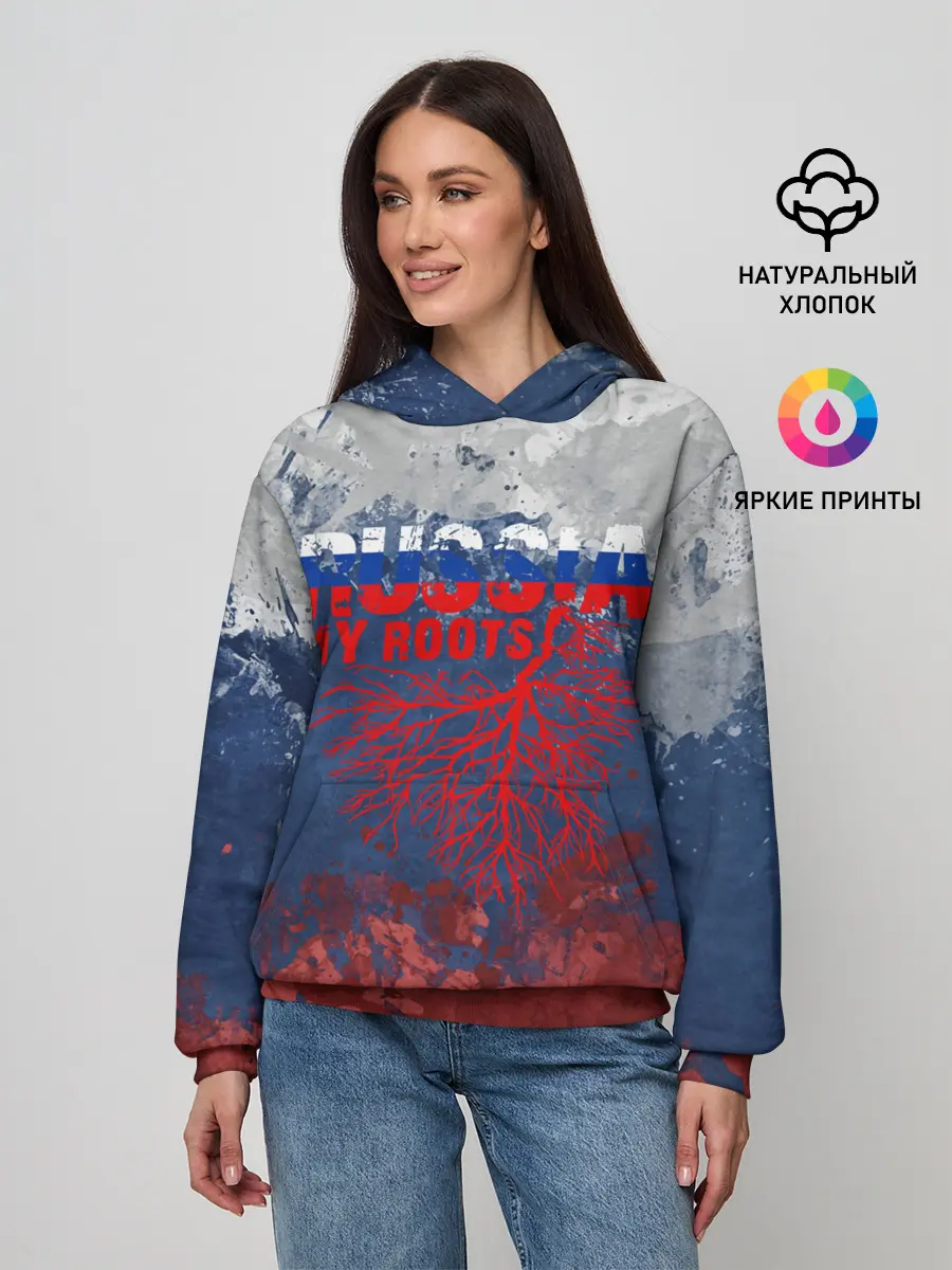 Женское худи / Russia my roots