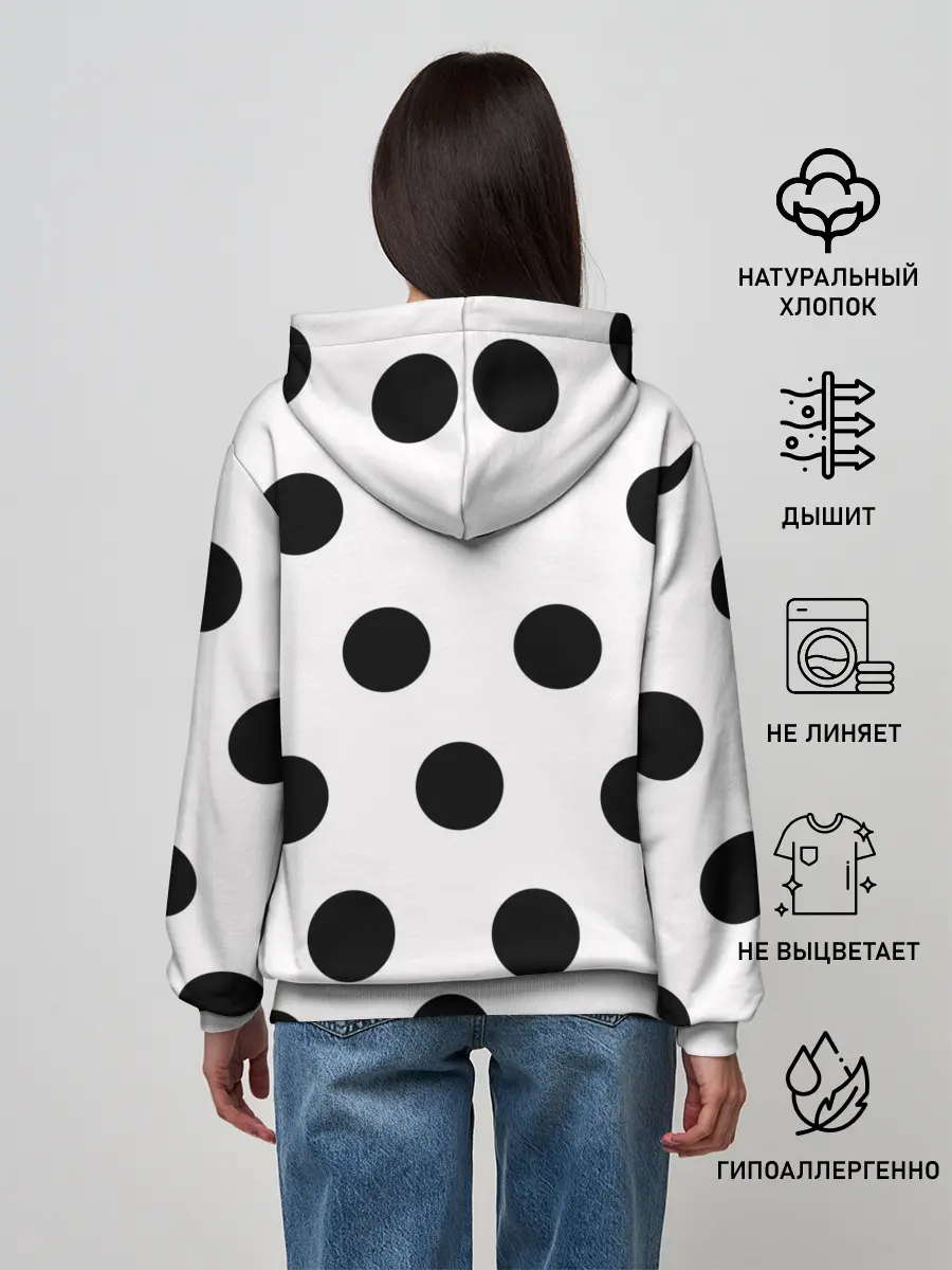 Женское худи / Горошeк