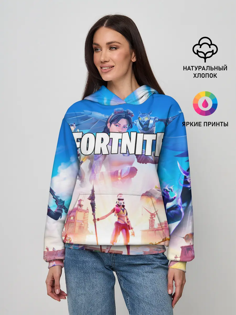 Женское худи / ФОРТНАЙТ 3 СЕЗОН