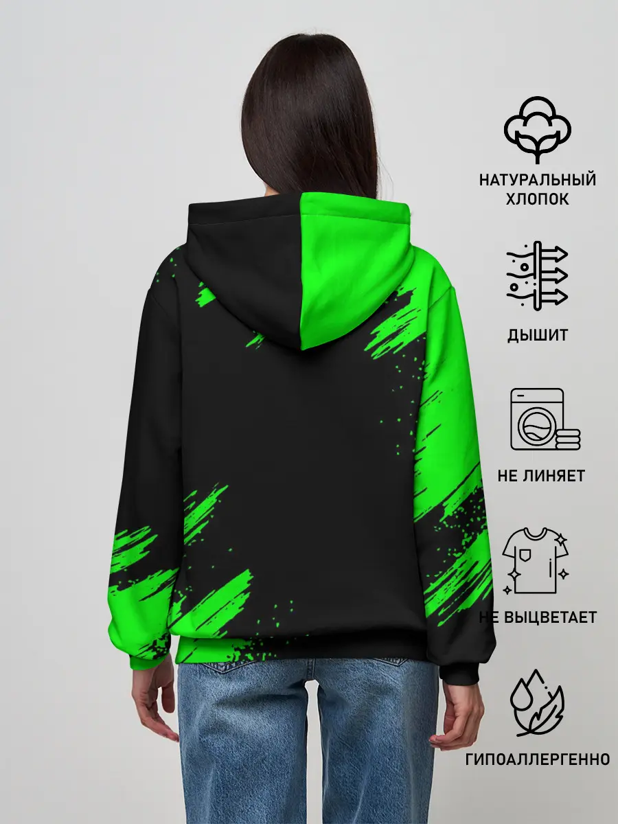 Женское худи / MINECRAFT CREEPER