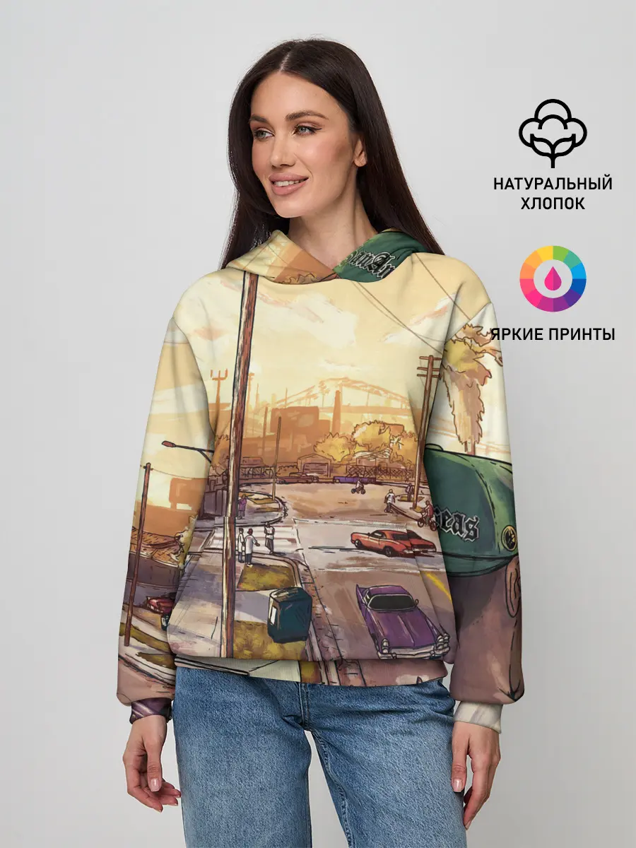 Женское худи / GTA San Andreas