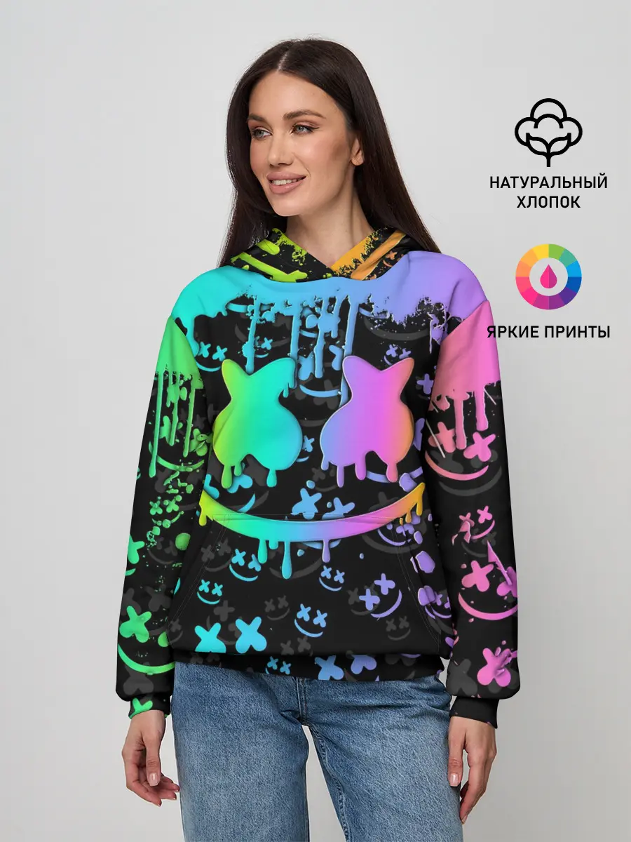 Женское худи / MARSHMELLO