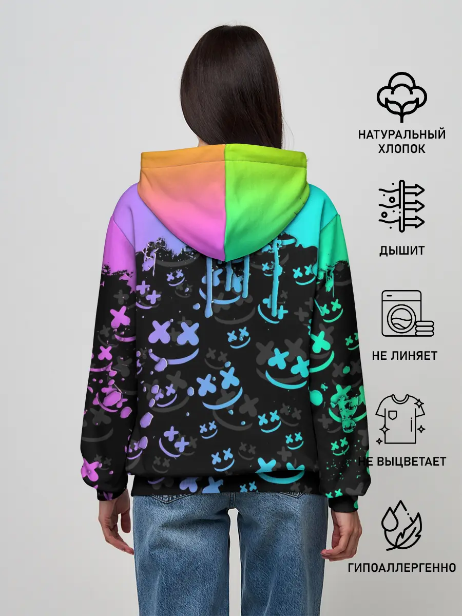 Женское худи / MARSHMELLO