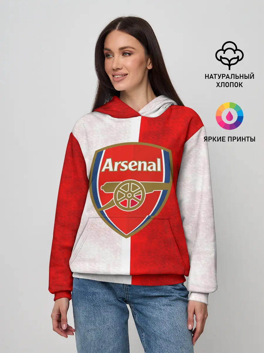 Женское худи / FC Arsenal 3D