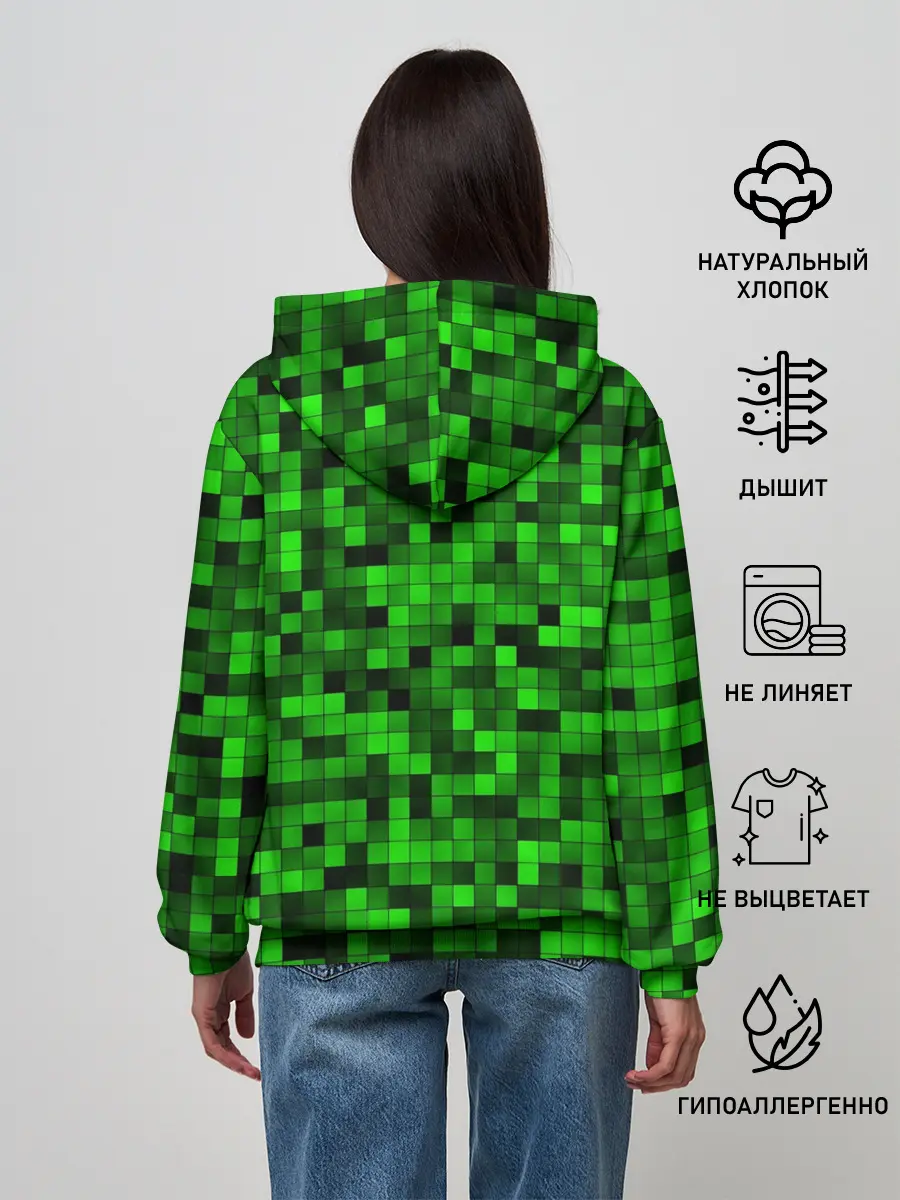 Женское худи / MINECRAFT CREEPER