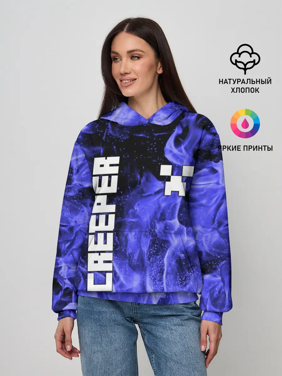 Женское худи / MINECRAFT CREEPER