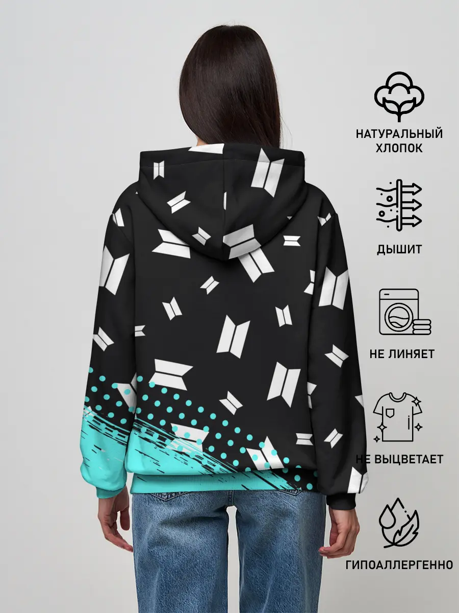 Женское худи / BTS / БТС