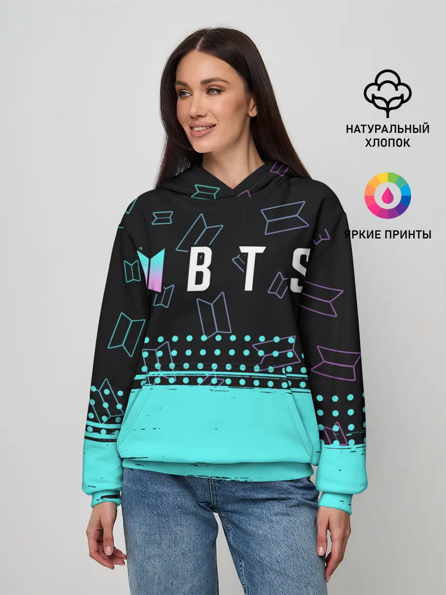 Женское худи / BTS / БТС