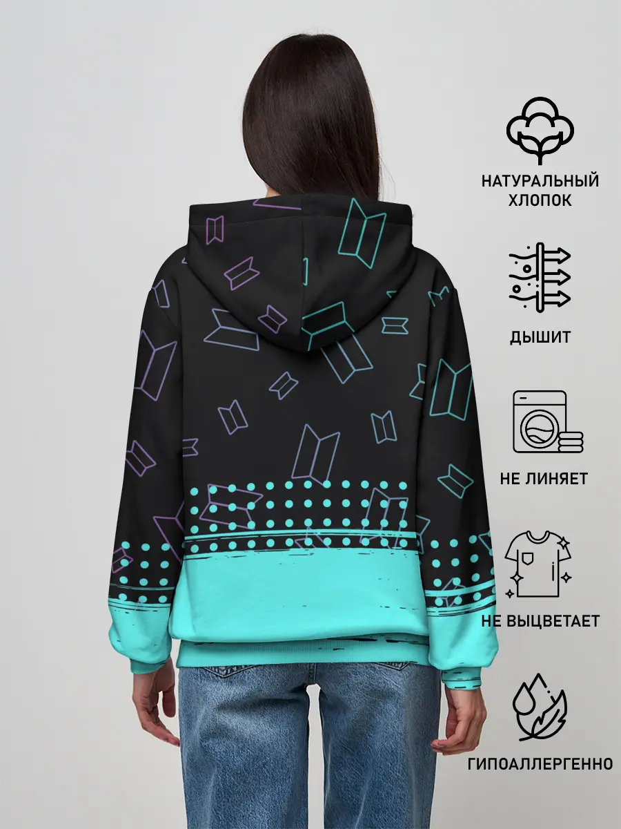 Женское худи / BTS / БТС