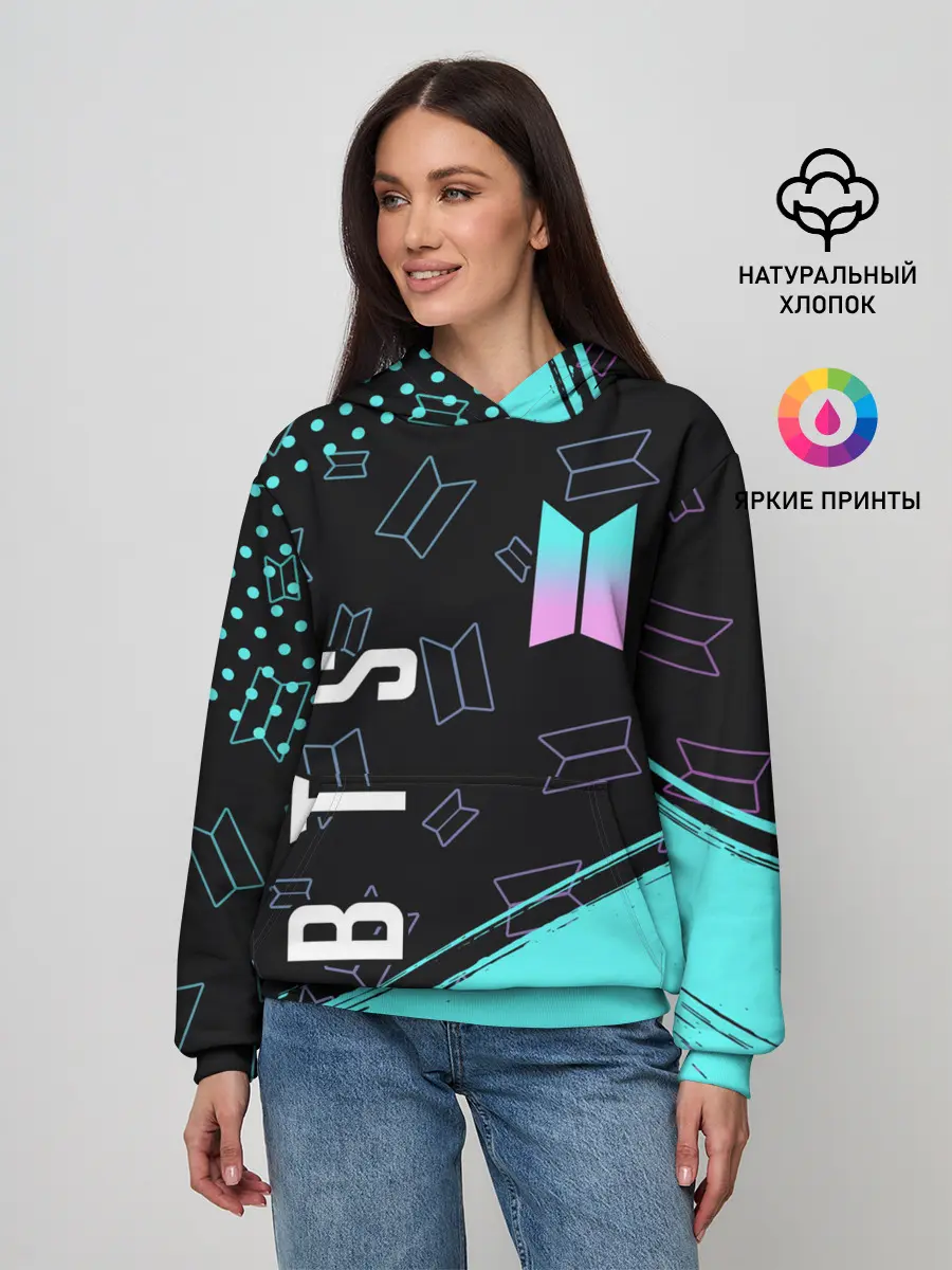 Женское худи / BTS / БТС