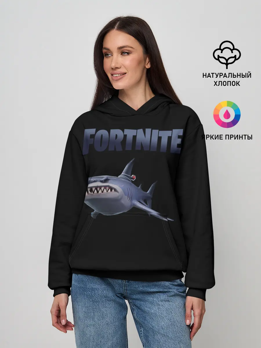 Женское худи / Loot Shark Fortnite