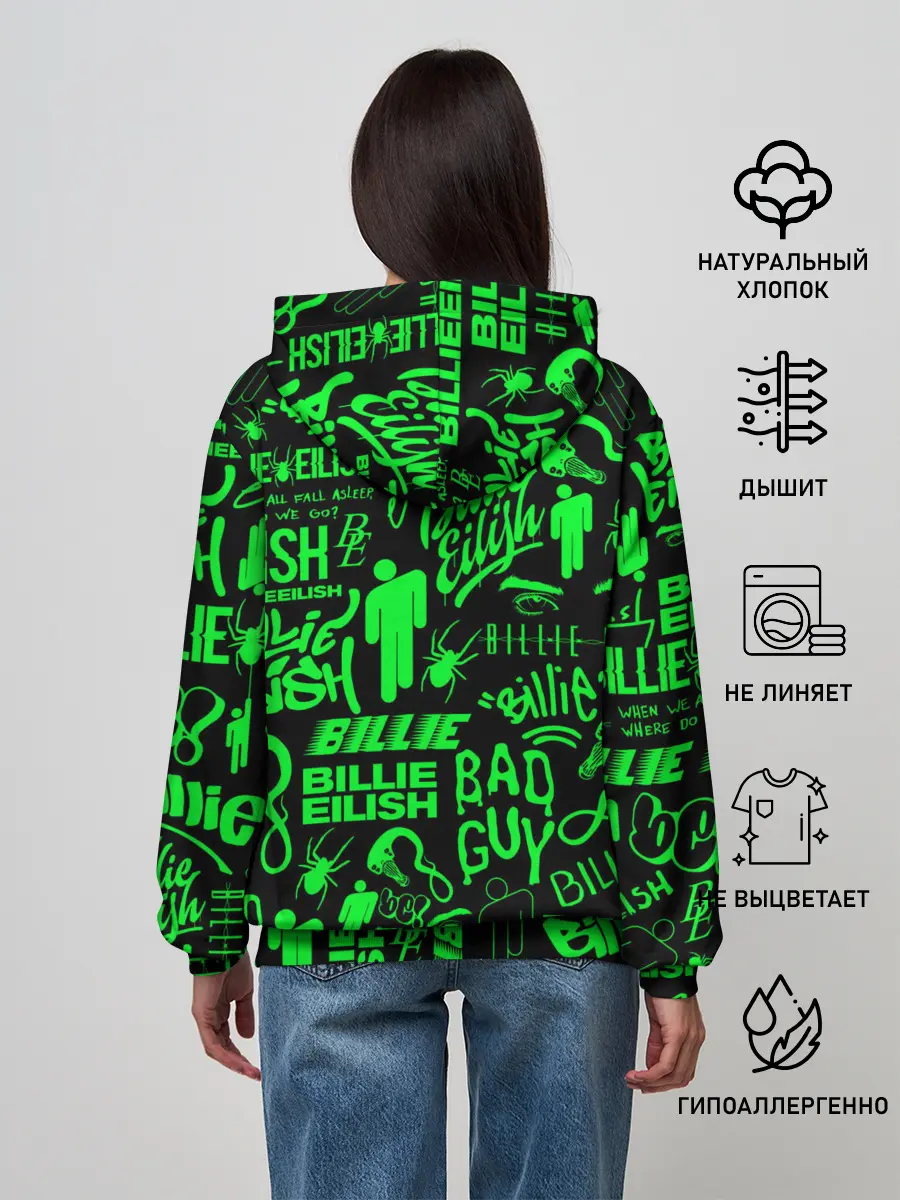 Женское худи / BILLIE EILISH | БИЛЛИ АЙЛИШ