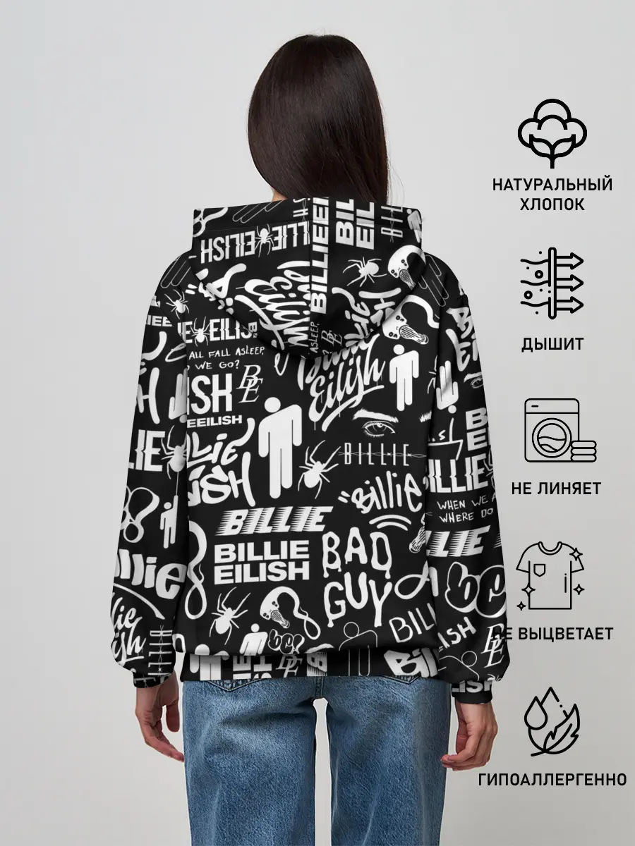 Женское худи / BILLIE EILISH | БИЛЛИ АЙЛИШ