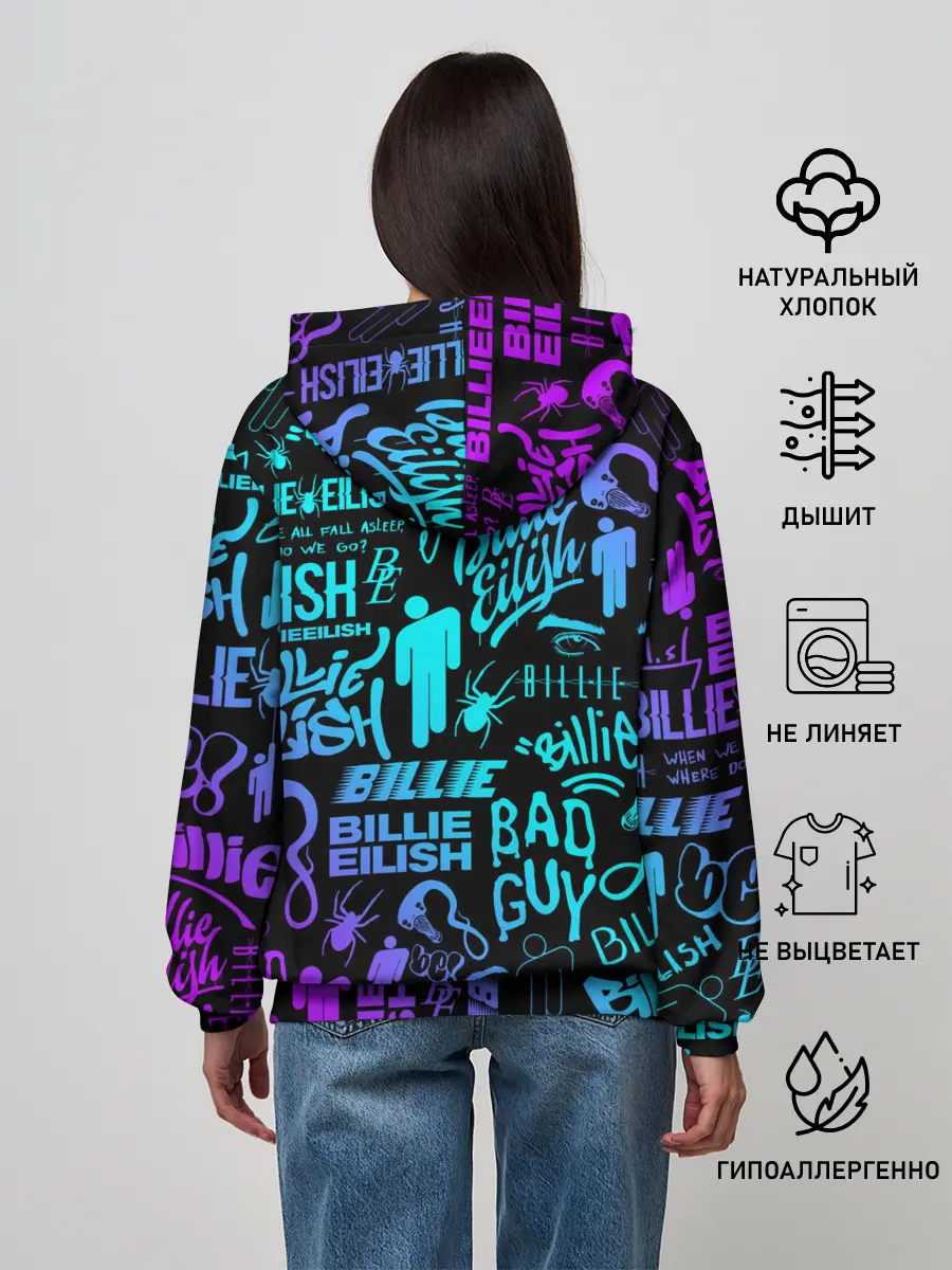 Женское худи / BILLIE EILISH | БИЛЛИ АЙЛИШ