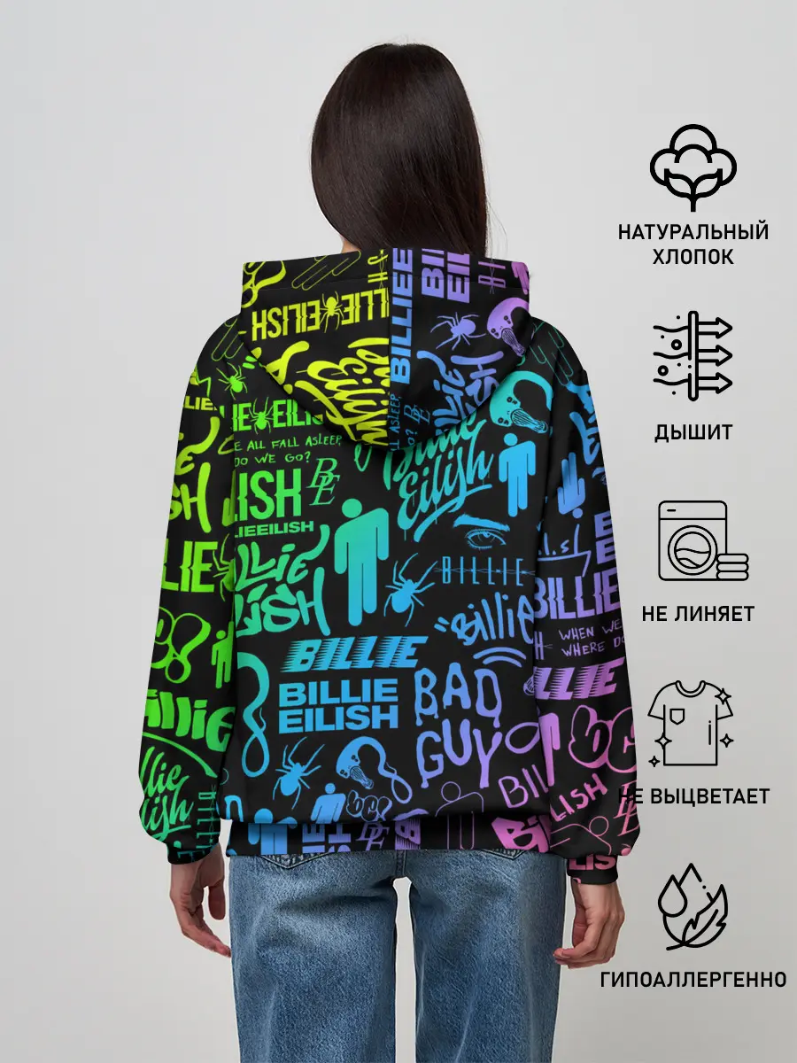 Женское худи / BILLIE EILISH | БИЛЛИ АЙЛИШ