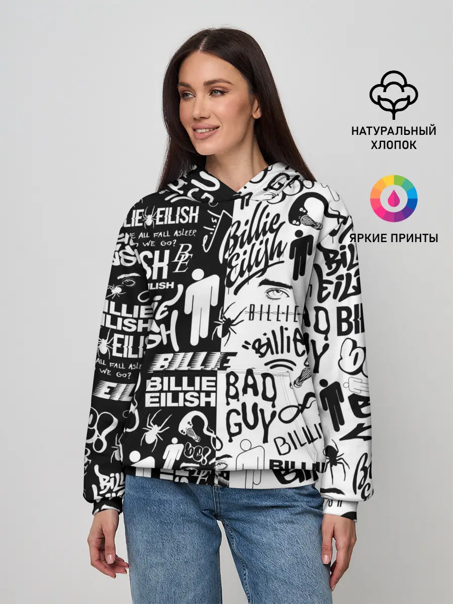 Женское худи / BILLIE EILISH | БИЛЛИ АЙЛИШ