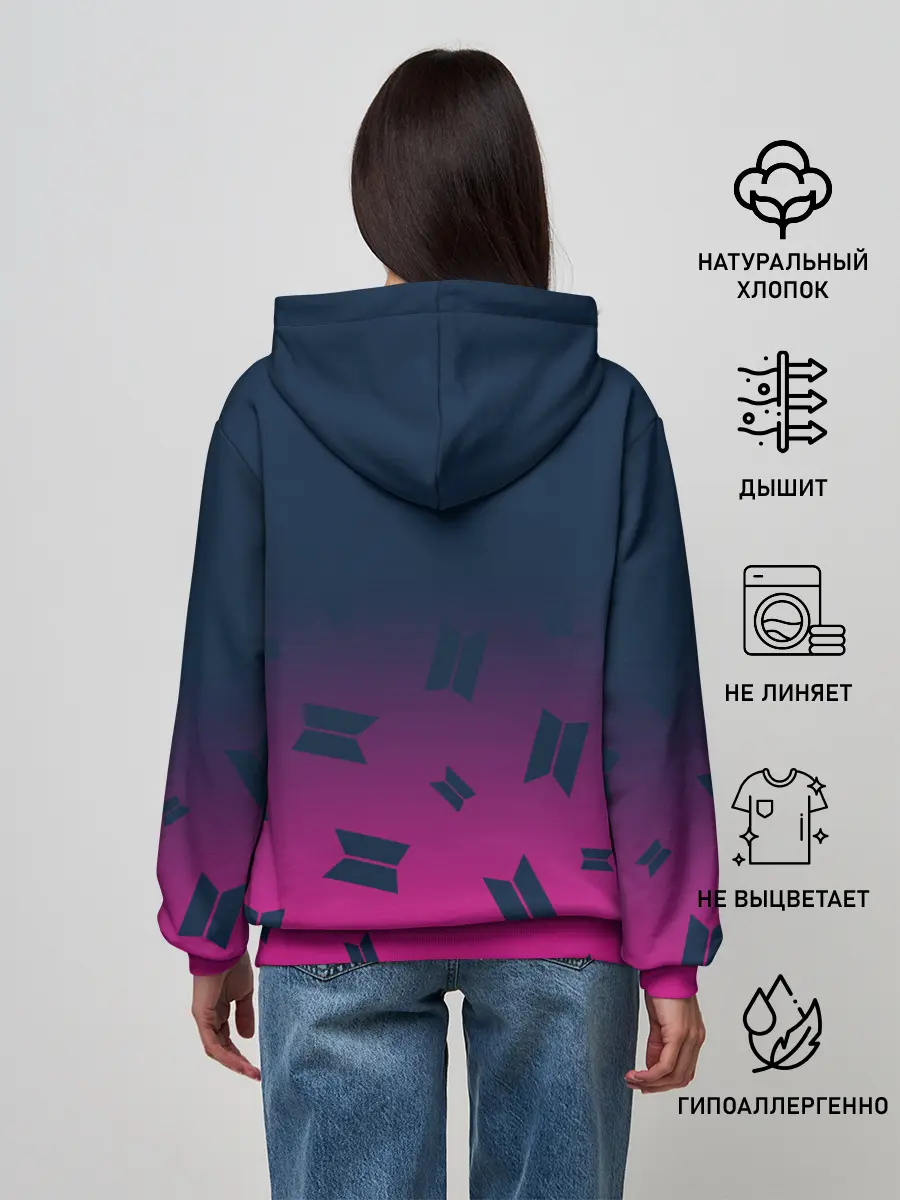 Женское худи / BTS / БТС