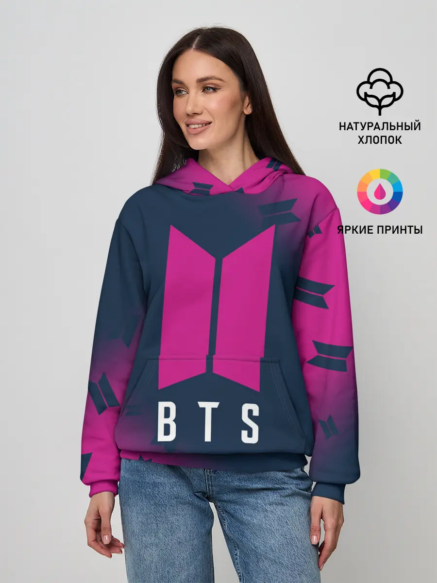 Женское худи / BTS / БТС