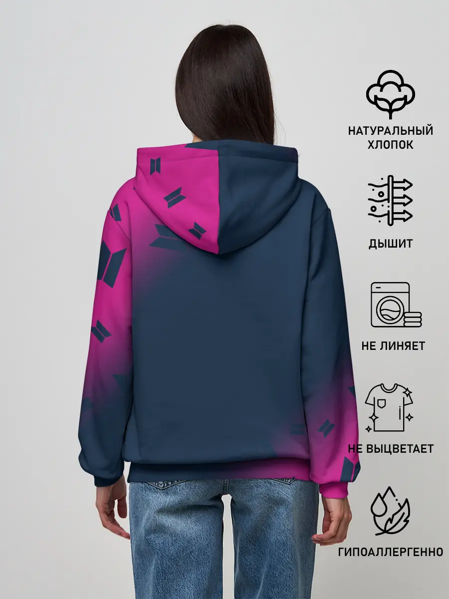 Женское худи / BTS / БТС