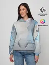 Женское худи / 3D соты