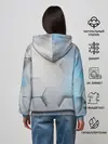 Женское худи / 3D соты